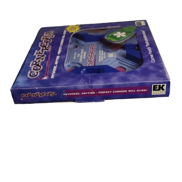 EK Success Cornercopia Corner Punch Aligner Converts Craft Punches To Corners - Picture 2 of 12